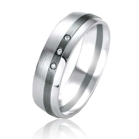 Alliance B. & White 5.4 Mm En Or Et Ruthenium - Venus - 07157