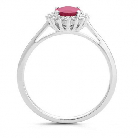 Bague Rubis et diamants