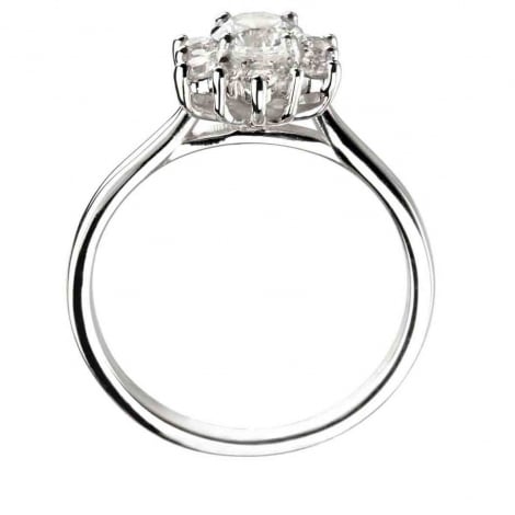 Bague solitaire - Diamant cre en Laboratoire