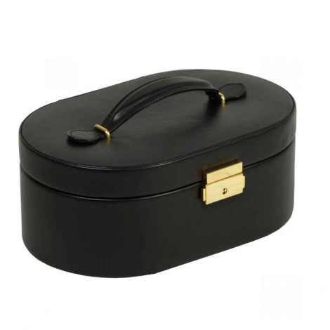 Bote  Bijoux Wolf 1834 - Heritage Oval Jewellery Box - Noir