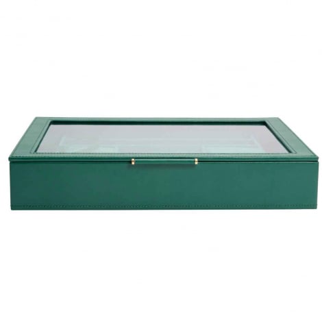 Bote  Bijoux Wolf 1834 - Sophia Jewelry Box w/ Window- Vert Fort