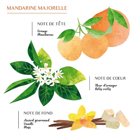 Bougie Parfume Zbr - Mandarine Majorelle - XL -