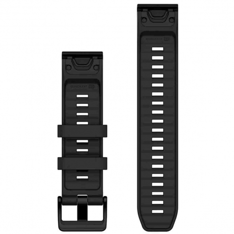 Bracelet QuickFit 22 mm Black Silicone - Garmin