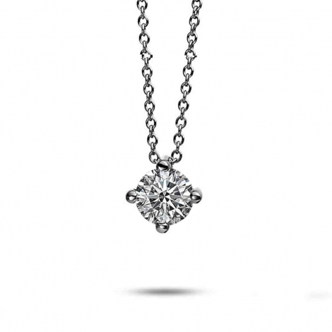 Collier Diamant Solitaire - 4 Griffes