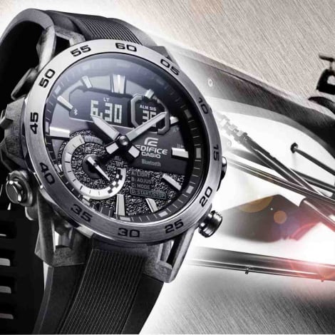 Montre Casio Edifice - Sospensione ECB-40 - Noir