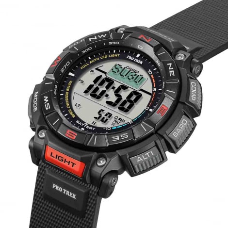 Montre Casio Pro Trek - Srie PRG-340 - Noir & Rouge