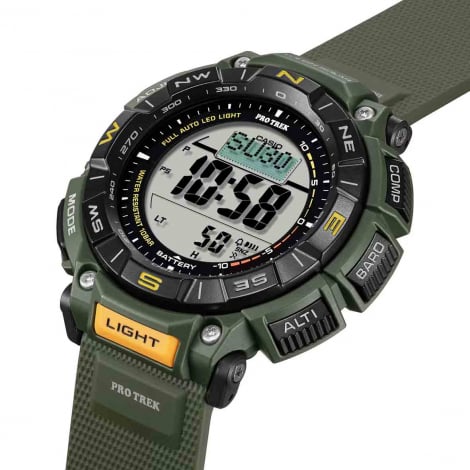 Montre Casio Pro Trek - Srie PRG-340 - Vert & Jaune