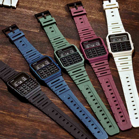 Montre Casio Vintage - Edgy Collection - Noir