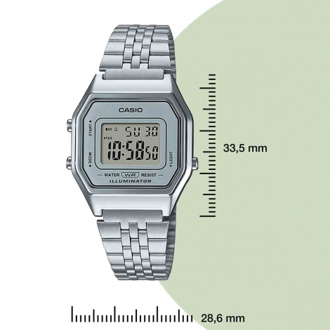 Montre Casio Vintage - Mini Collection - Argent & Gris