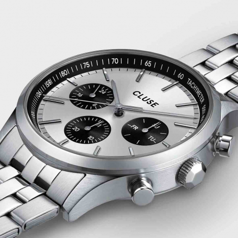 Montre Cluse Anthor Multifunction Steel Silver, Silver Colour