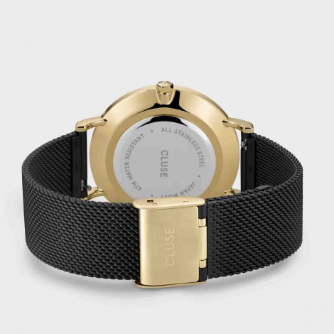 Montre Cluse Boho Chic Mesh Black, Gold Colour