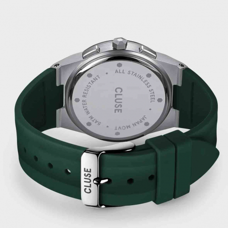 Cluse Vigoureux Chrono Silicone Green