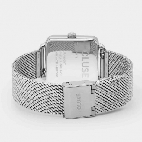 Montre Cluse La Ttragone Mesh Full Silver Colour