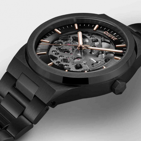 Montre Cluse Vigoureux Steel Automatic Full Black