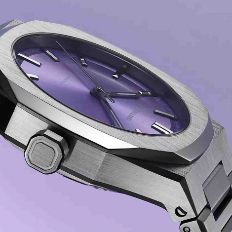 Montre D1 Milano Automatico Liliac Code