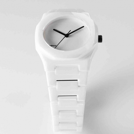 Montre D1 Milano Ceramica Pure White