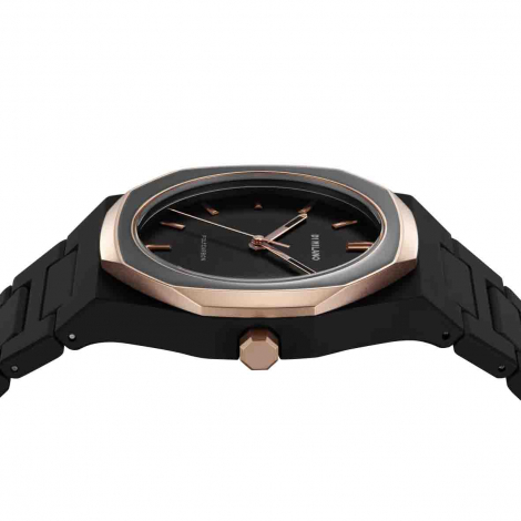 Montre D1 Milano Polycarbon Black Mesh