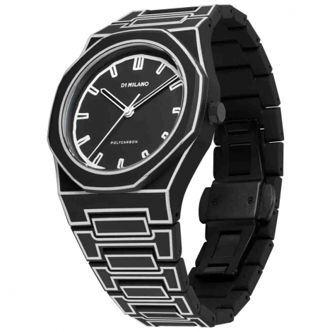 Montre D1 Milano Polycarbon Black Sketch