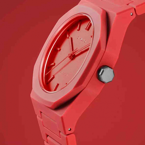 Montre D1 Milano Polycarbon Coral