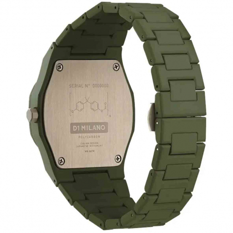 Montre D1 Milano Polycarbon Military Green