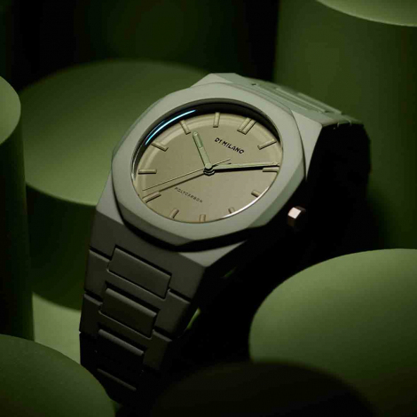 Montre D1 Milano Polycarbon Military Green