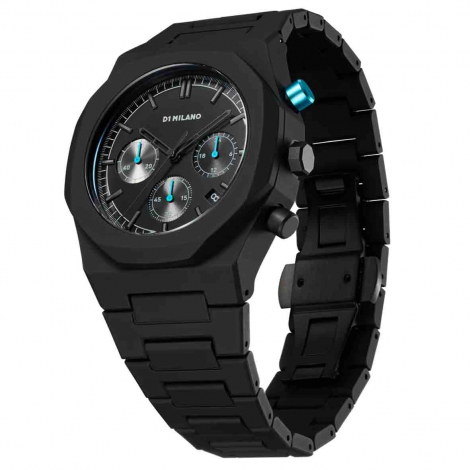 Montre D1 Milano Polychrono Characoal Black