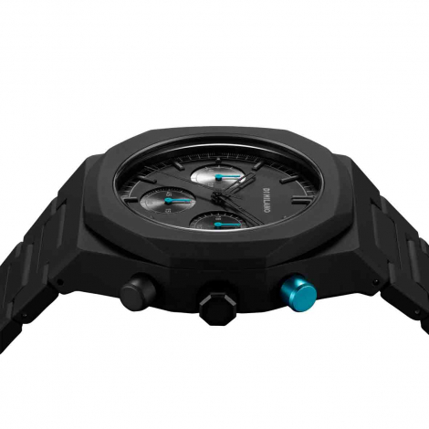 Montre D1 Milano Polychrono Characoal Black