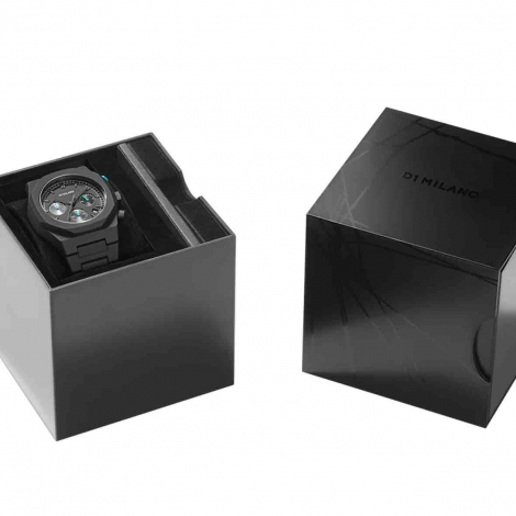 Montre D1 Milano Polychrono Characoal Black