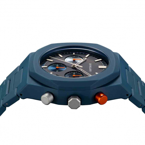 Montre D1 Milano Polychrono Neptune Blue