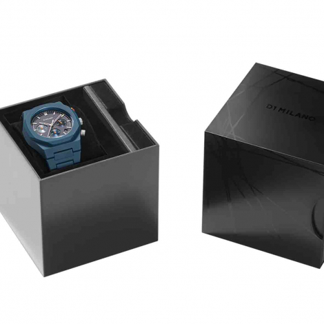 Montre D1 Milano Polychrono Neptune Blue