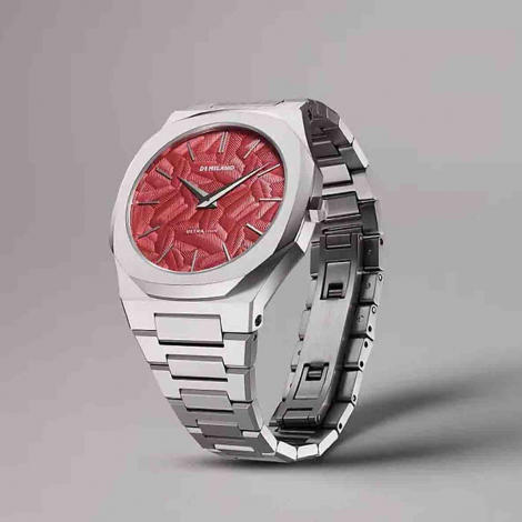 Montre D1 Milano Ultra Thin Barn Red