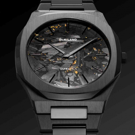 Montre D1 Milano Ultra Thin Black DLC