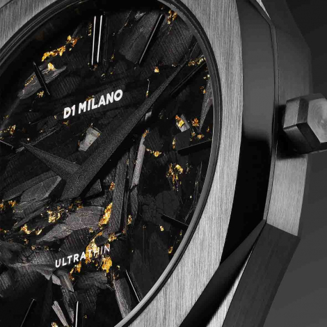 Montre D1 Milano Ultra Thin Black DLC