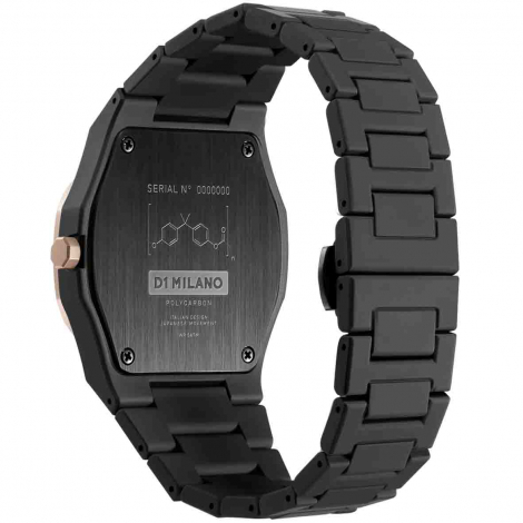 Montre D1 Milano Ultra Thin Black DLC