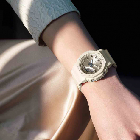 Montre GShock Classic Lady - Srie GMA-P2100 - Blanc