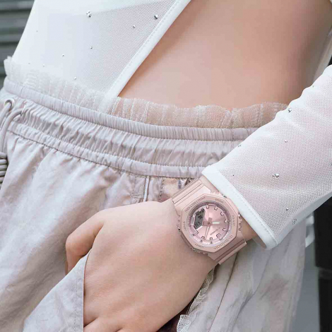 Montre GShock Classic Lady - Srie GMA-P2100 - Rose