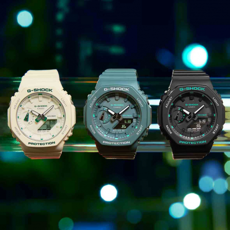 Montre GShock Classic Lady - Srie GMA-S - Noir & Vert