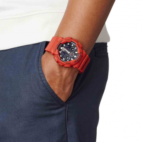 Montre GShock Classic - Srie GA-100 - Rouge