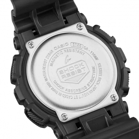 Montre GShock Classic - Srie GA-110 - Noir & Fluo