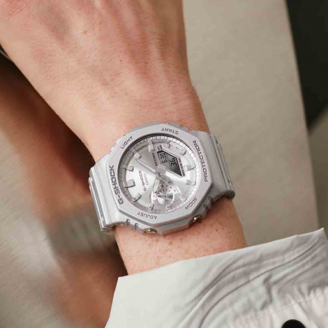 Montre GShock Classic - Srie GA-2100 - Argent