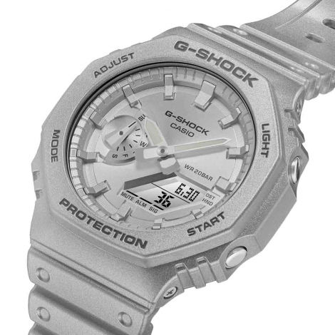 Montre GShock Classic - Srie GA-2100 - Argent