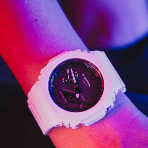 Montre GShock Classic - Srie GA-2100 - Blanc