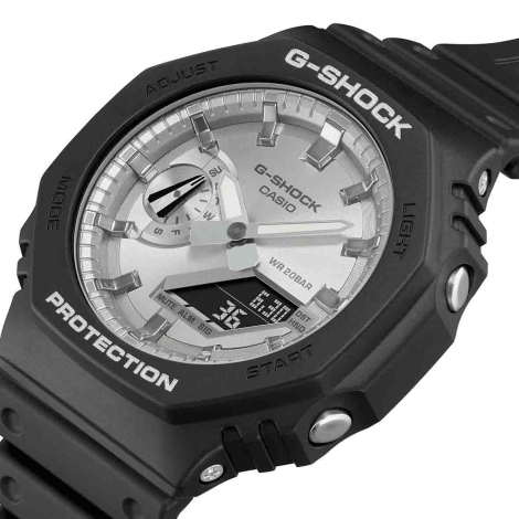 Montre GShock Classic - Srie GA-2100 - Gris & Argent