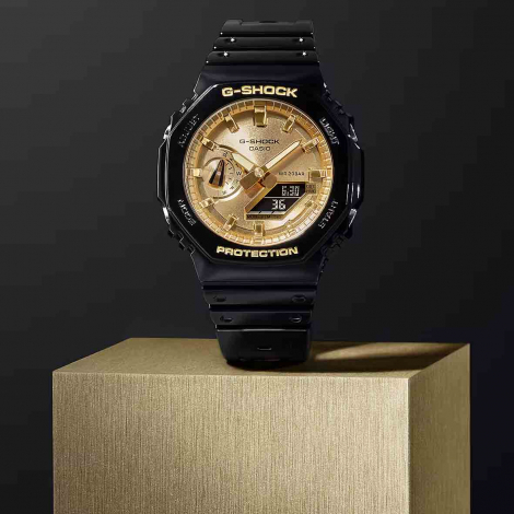 Montre GShock Classic - Srie GA-2100 - Noir & Or