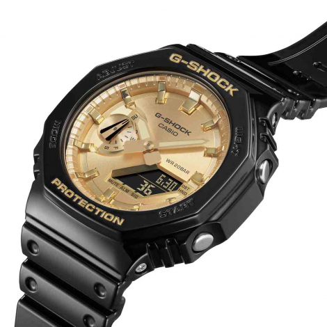 Montre GShock Classic - Srie GA-2100 - Noir & Or