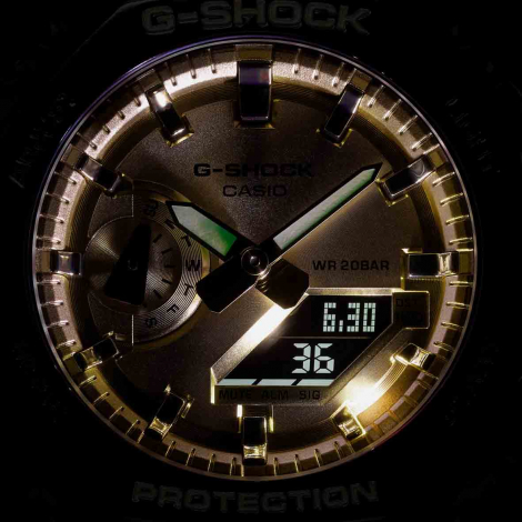 Montre GShock Classic - Srie GA-2100 - Noir & Or