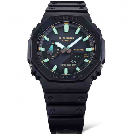 Montre GShock Classic - Srie GA-2100 - Noir & Turquoise