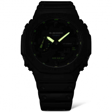 Montre GShock Classic - Srie GA-2100 - Noir & Vert