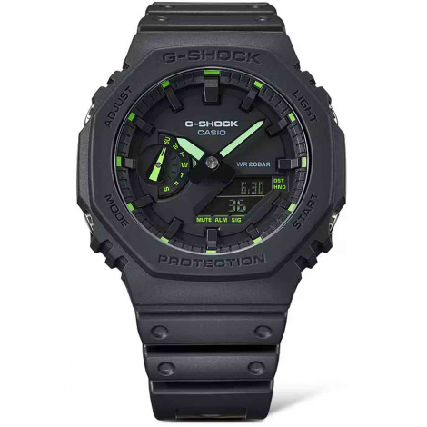 Montre GShock Classic - Srie GA-2100 - Noir & Vert