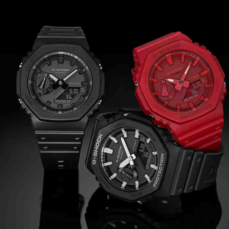 Montre GShock Classic - Srie GA-2100 - Rouge